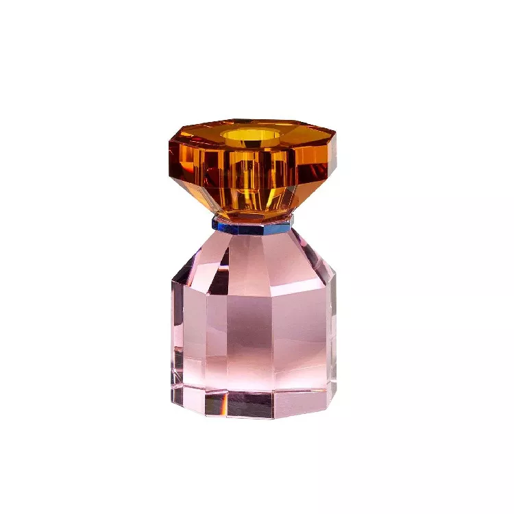 hubsch-gem-candlestick-orange-pink.jpg